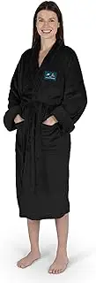 NORTHWEST Philadelphia Eagles 2024 Super Bowl 59 Champions Robe, Women's S/M, Black, Black, Small-Medium