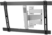 [One For All] TV Wall Bracket Mount Screen Size 32-84 Inch for All Types of TVs (LED LCD Plasma) 20° Tilt 180° Swivel Max Weight 40kgs VESA 100x100 to 600x400 Free Toolbox app WM6651, Black/White