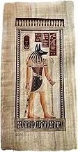 Anubis Portrait Painting Jackal-Headed God Of Dead, For Kids Room Home Decor, Egyptian Mythology, Large Wall Art 24x12 Inches - 60x30 cm