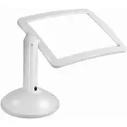 3X Rectangular Magnifying Glass with LED Light, Hands Free A4 Full Page Magnifier, for Books, Low Vision, Elderly, Sewing, Jewelry, Reading