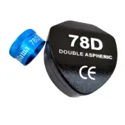 Ophthalmology 78D Blue Color Slit Lamp Lens For Fundus Diagnose