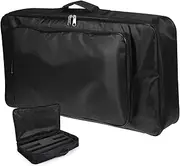 LOLIPPYY Electric Guitar Effect Pedal Storage Bag Zippered Pouch for Pedalboard Comfortable Handle Durable Black Case for Guitar Effects Pedals Easy