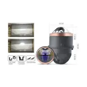 3'' Laser Headlight Bi LED Projector Lens Hi/Low Beam Fog Lamp Universal 2pcs (for: Subaru)