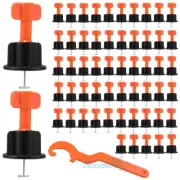 50/600pcs Tile Leveling System Kit Reusable Tile Spacer Wall Floor Clips Tool US