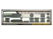 For Asus TUF B350M-PLUS GAMING Shield IO I/O Rear Baffle Backplate Motherboard