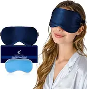 Reusable Ice Eye Mask - Cooling Gel Pack for Eyes - Eliminate Puffy Eyes & Dark Circles, Alleviate Headaches & Sinus Pain with Eye Mask Therapy.