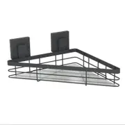 Fusion-Loc 26kg Black Matte Style Plus Corner Shower Caddy