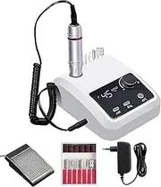 Electric Nail Drill Machine, 45000RPM Electric Nail Grinder with Nail Drill Bits, Professional Manicure Light Manicure Remover, Removal Toolspolishingvacuumingdead Skin Removalpolishing Pink