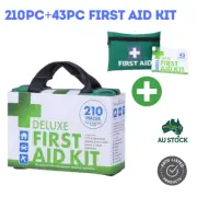 43/210/253 PCS Emergency First Aid Kit Medical Travel Set Workplace Family AU