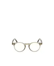 Tom Ford Eyewear Round Frame Glasses 48 White