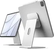 elago Premium Magnetic Stand Compatible with iPad Pro 12.9" [5th, 4th Gen], 11" [3rd, 2nd Gen] Compatible with iPad Air 10.9" [5th, 4th Gen] Compatible with iPad Mini 8.3" [A17 Pro, 6th Gen] (Silver)