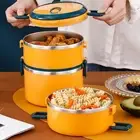 Bento Box Thermal Insulation Store Heat Resistant Lunch Box Thickened