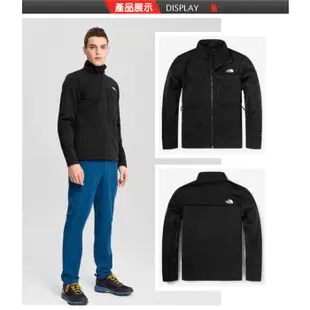 【The North Face】男 Apex WindWall 4D防風防潑水外套/軟殼夾克/黑_4UAW