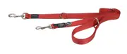 Rogz Multi-Lead Stop-Pull Reflective Dog Lead Red - 3 Sizes