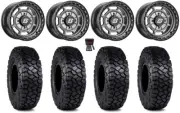 Sedona Rift 15x6 Wheels Grey 30" Intersect Tires Pioneer 1000 / Talon