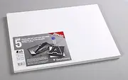 Clairefontaine - Ref 193667C - Foam Board (Pack of 5 Sheets) - A3 (420 x 297mm) in Size, 3mm Thick, Light & Stiff - Suitable for Decoration, Framing & Model-Making, White