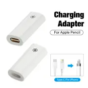 For Apple Pencil charging cable Adapter USB C /8 Pin to iPhone Charger Converter