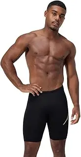 [Speedo] Men's Hyperboom Placement Jammer, Black/Hyper Yellow, 40