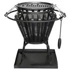 Jumbuck Brazier BBQ Fire Pit Firepit Cooker Heater Combo Outdoor Steel Cast Iron