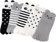 Panda Pattern Cotton Toe Socks Kids-Children 3-12 Years