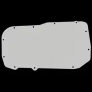 Fit For 77-90 B-Body Caprice 4th Gen Aluminum A/C Heater Delete Panel Plate