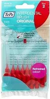 TePe InterDental Brushes Red - 10 Packets (80 Brushes) by TePe
