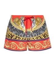 elastic waist swimming trunks 3,4,5,6,7 red