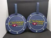 New Unused Disney Cruise Line Castaway Club Member Luggage Tags Set Of Two