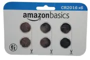 Amazon Basics Batteries 6 Pack CR2016