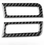 ATATNK Carbon Fiber Dashboard Sides Air Vent Outlet Frame Decoration Compatible for Hummer H2 2008—2009 Interior Cover Trim Sticker Modification(Forged Carbon Fiber)