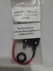 RAZOR E100 E125 E150 E175 Ver. 1-8 SERIES SCOOTER RESET BUTTON CIRCUIT BREAKER