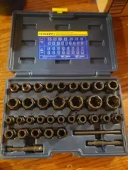 Bolt Extractor Kit,35PCS Nut Extractor Socket Set,Impact Bolt & Nut Remover