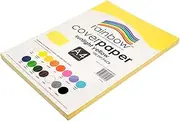 Rainbow A4 Cover Paper 100 Sheets, Sunlight Yellow