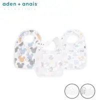 在飛比找momo購物網優惠-【aden+anais】迪士尼經典圍兜3入(2款)