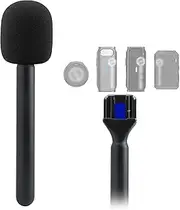 JCMOYUTY Stand for Magnet Handheld Mic Mount Hollyland LARK M2 M2S M1 MAX C1 150 Wireless Lavalier Microphone Interview Handle Mic Adapter