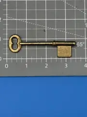 KEIL Brass Bit Key Blank 11AB, 2888B Vintage Skeleton Key