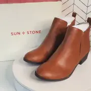 Sun + Stone Cadee Ankle Booties - Size 8.5