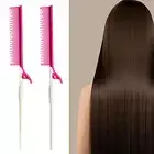 Hair Styling Comb Clip Professional Barber Highlight Dyeing Set with Fine Steel