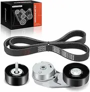 A-Premium Serpentine Belt Kit Replacement for GMC Terrain 2015 2016 2017, 2.4L L4