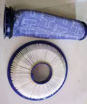 2 Kits HEPA POST MOTOR FILTER & PRE FILTER REPLACEMENT FOR DYSON DC41 DC65 &DC66