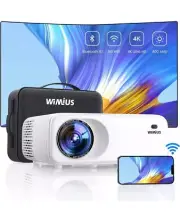 WiFi Bluetooth Video Movie PROJECTOR Native 1080P 5G 4K Support, 400 ANSI,