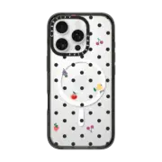 iPhone 16 Pro Impact Case MagSafe Compatible Fruit Polka Dot