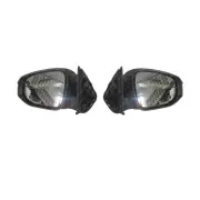 Right & Left Black E/ Door Mirror With Blinker for Toyota Hilux TGN KUN GGN