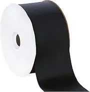 Offray 797127 Grosgrain Craft Ribbon, 3-Inch Wide by 50-Yard Spool, Black