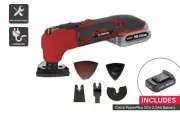 Oscillating Multi Tool Cordless Power Tool Set Saw Sander Battery + Charger