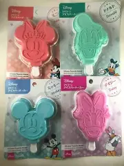 DISNEY Silicone Popsicle Makers - Mickey, Minnie, Donald, Daisy -Ice Block Molds