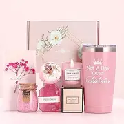 Birthday Gifts for Women - Relaxing Spa Gift Basket Set, Valentines Day Gifts, Galentines Day Gifts, Gifts for Mom Her Friend Grandma