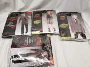 New Zombie Costume Kit Adult Jacket & Tie or Child Shirt or Dress