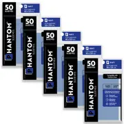 5x 50pc Phantom Sleeves 80x120mm Game Card Case/Guard Protector Navy Gloss/Gloss