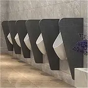 Urinal Baffle Screen,Privacy Screen Partition Separator,Waterproof Divider for Adult Urinals,Ideal for Hotels,Schools,Shopping Malls,and Public Restrooms(Gray,4Pcs)